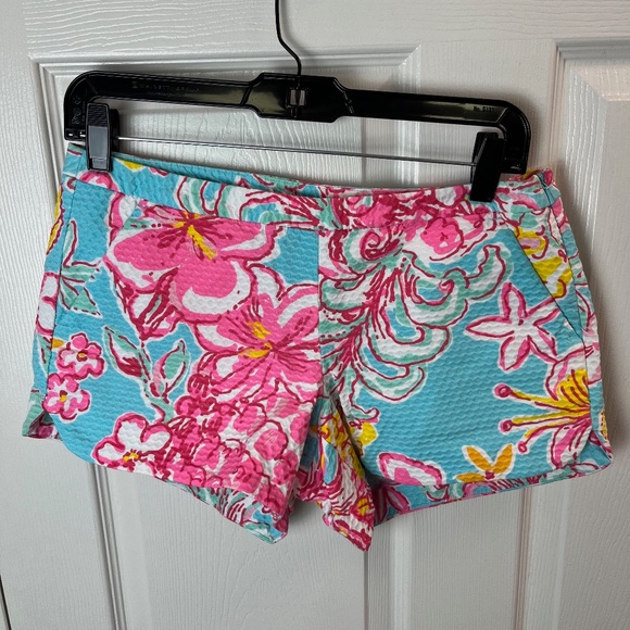 Lilly Pulitzer Adie Shorts Breakwater Blue - Picture 1 of 4